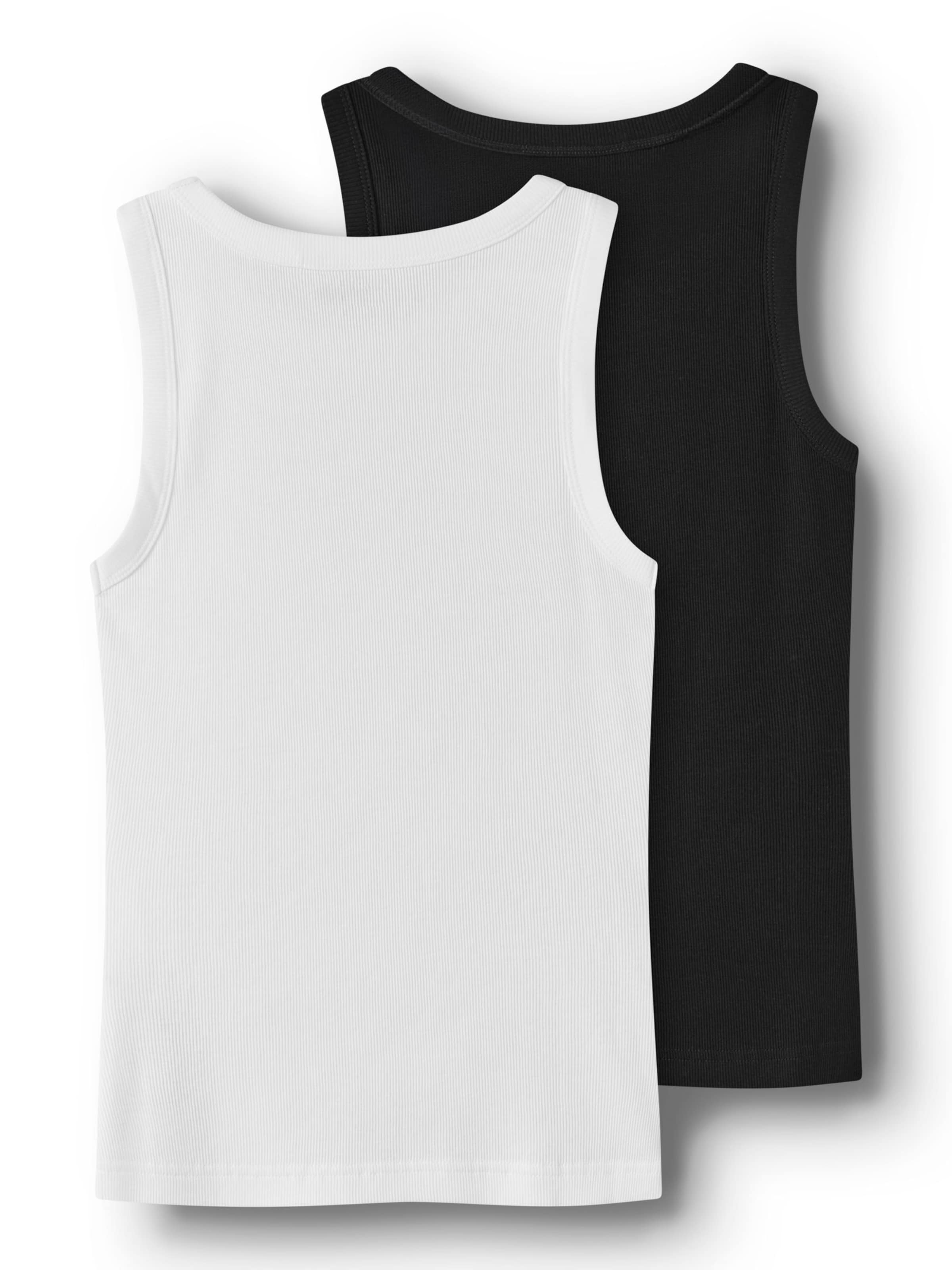 TWO SOON Onderhemd in Zwart