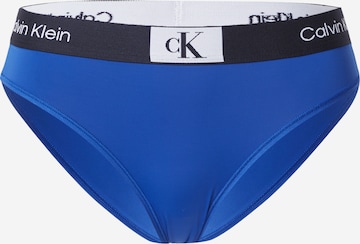 Slip Calvin Klein Underwear en bleu : devant