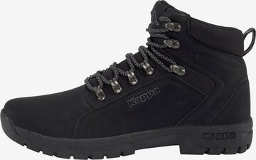 KAPPA Athletic Lace-Up Shoes in Black: front