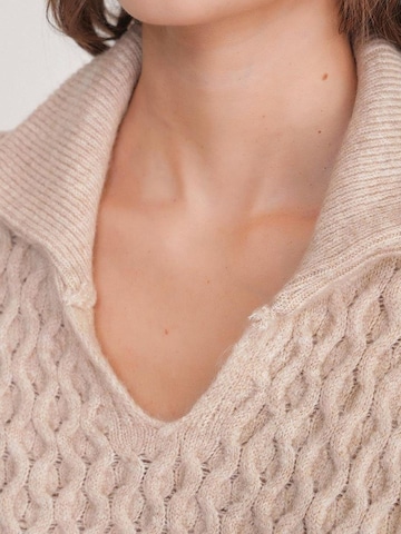 Pullover di MixRay in beige