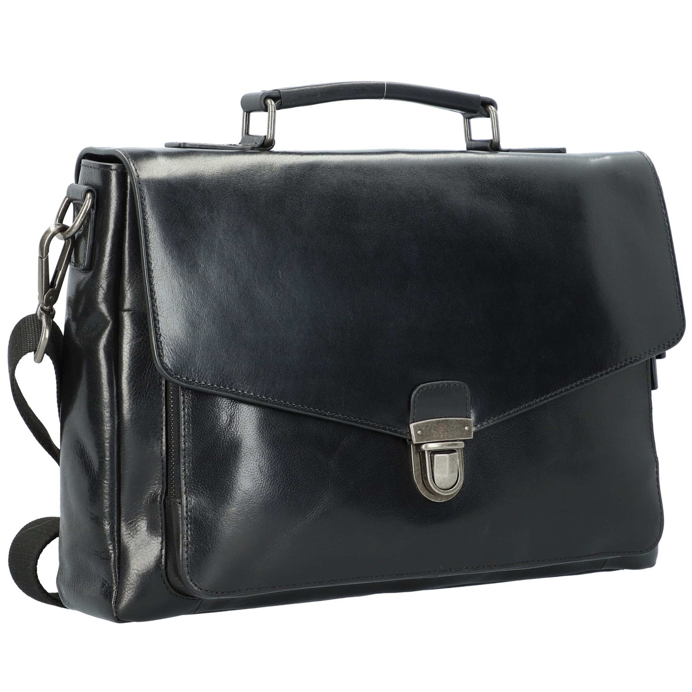 LEONHARD HEYDEN Document Bag in Black