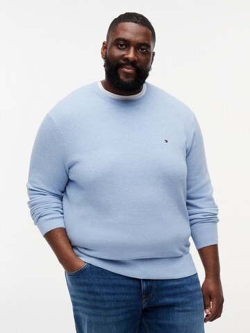 Tommy Hilfiger Big & Tall Πουλόβερ 'ESSENTIAL' σε μπλε: μπροστά
