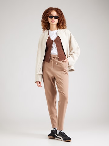 ZABAIONE - Tapered Pantalón plisado 'Le44andra' en gris