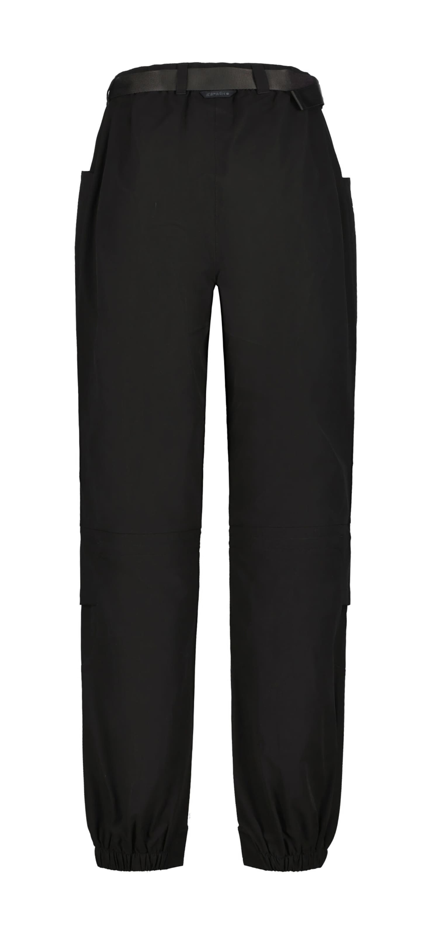 ICEPEAK Свободный крой Штаны в спортивном стиле 'Barryton' в Черный