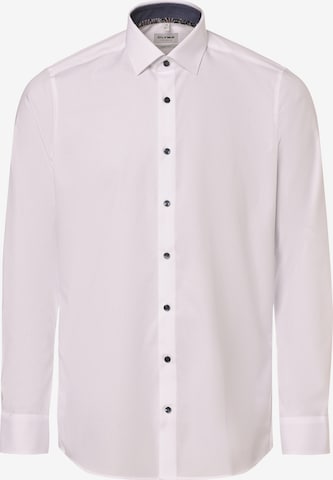 OLYMP Slim fit Business Shirt in White: front