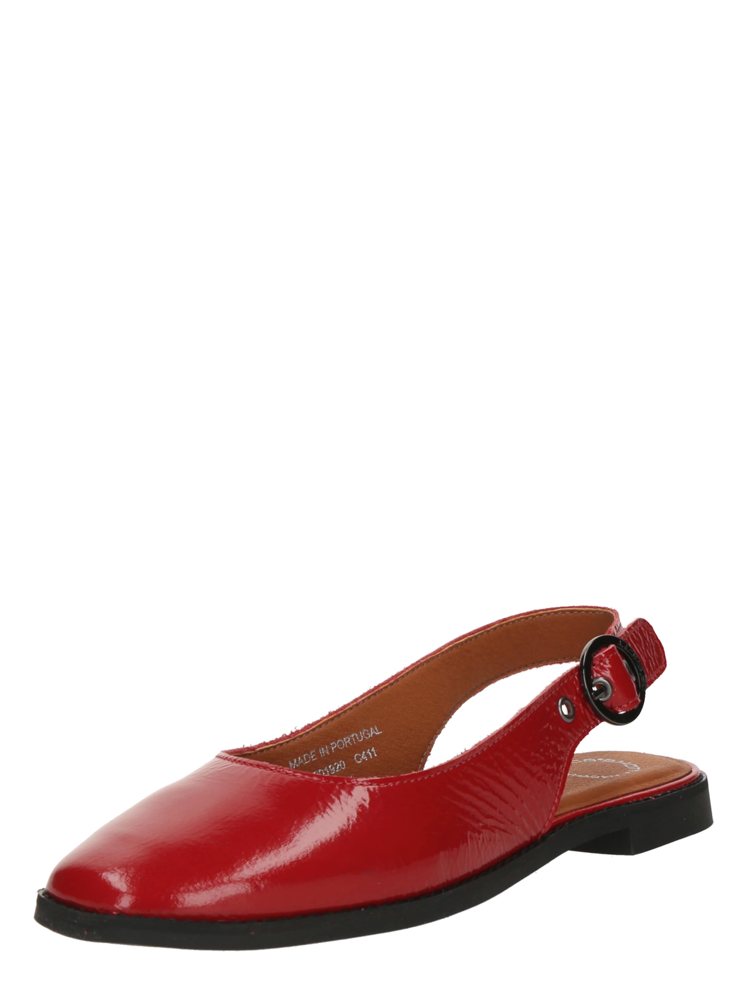 Ca'Shott Strap ballerina 'Diana' in Red: front