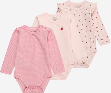 Barboteuse / body 'Blue' Hust & Claire en rose : devant