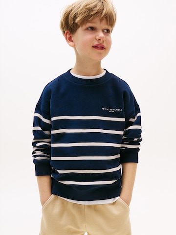 Bluză de molton de la TOMMY HILFIGER pe albastru: față