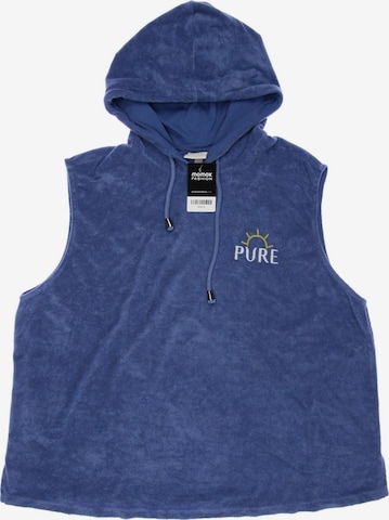 Ulla Popken Sweatshirt & Zip-Up Hoodie in M in Blue: front