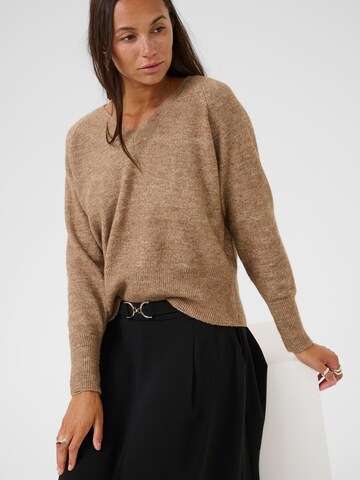 Pull-over 'KANiel' Kaffe en marron
