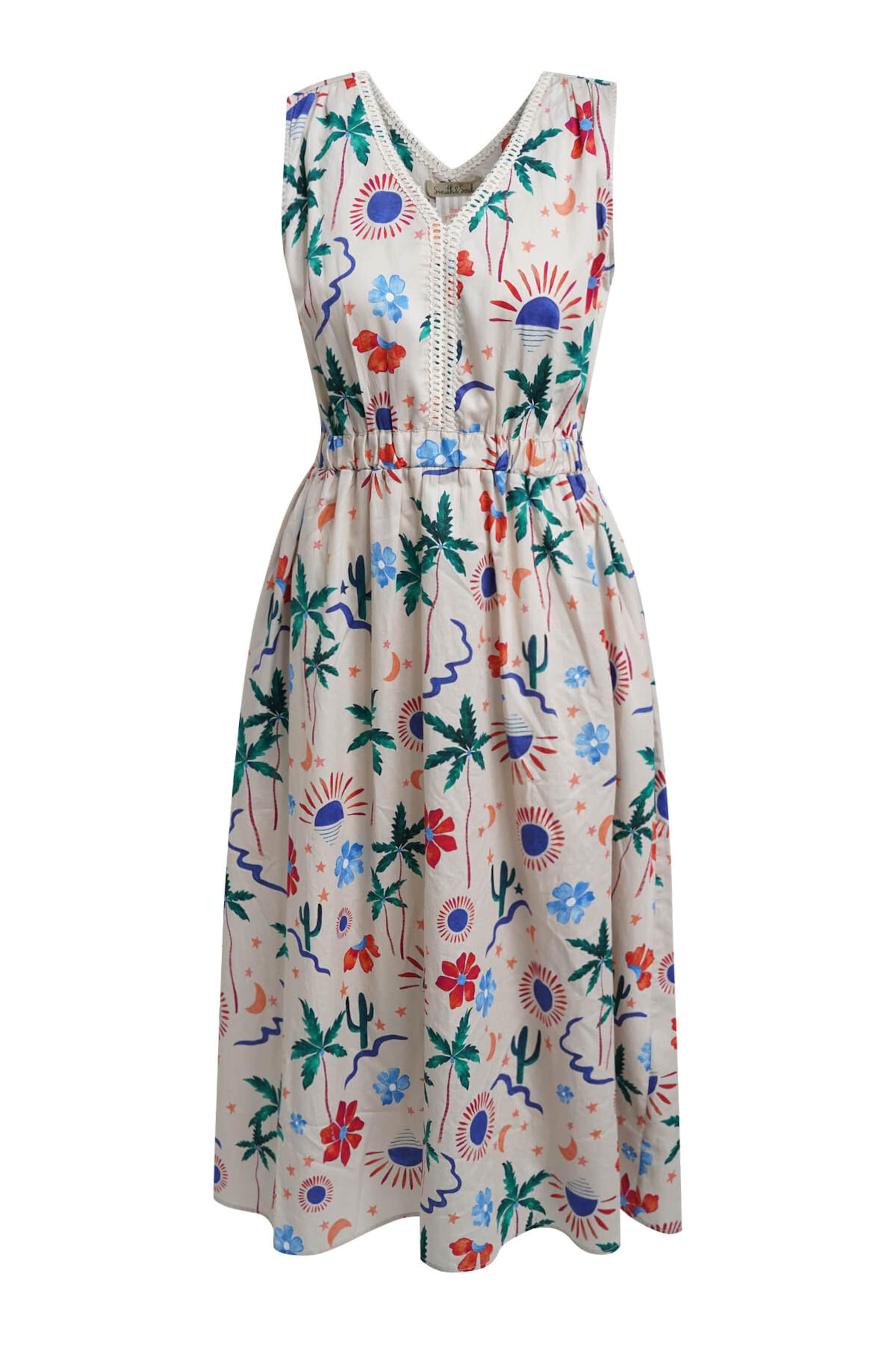 Smith&Soul Summer Dress in Beige: front