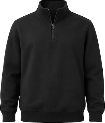 LOUIS LECLER Sweatshirt 'Remy' in Zwart: voorkant