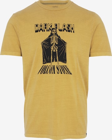 Volcom Performance Shirt 'DARK FLASH' in Yellow: front