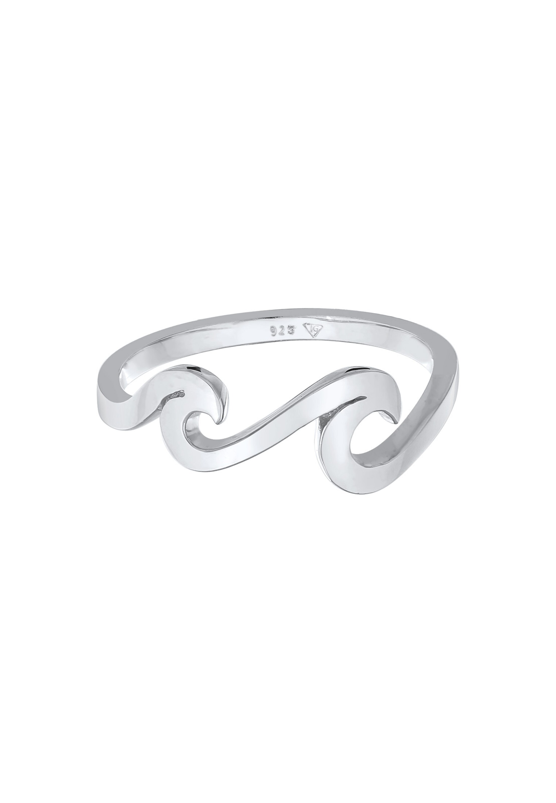ELLI Ring 'Wellen' in Silver