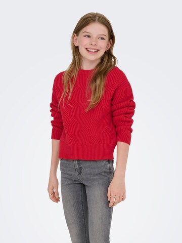 ONLY GIRLS Pullover in Rot: Vorderseite