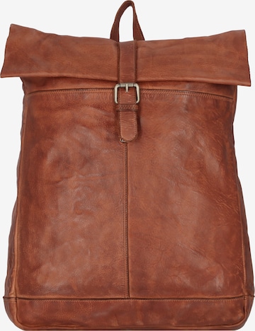 Harbour 2nd Backpack in Brown: front