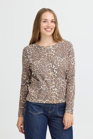 Pulz Cardigan 'PZSARA' i beige: forside