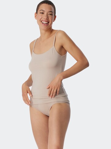 Maillot de corps 'Essentials' SCHIESSER en beige : devant