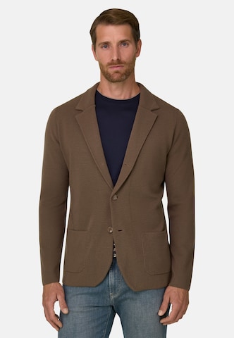 Boggi Milano Regular Fit Sakko in Braun: Vorderseite
