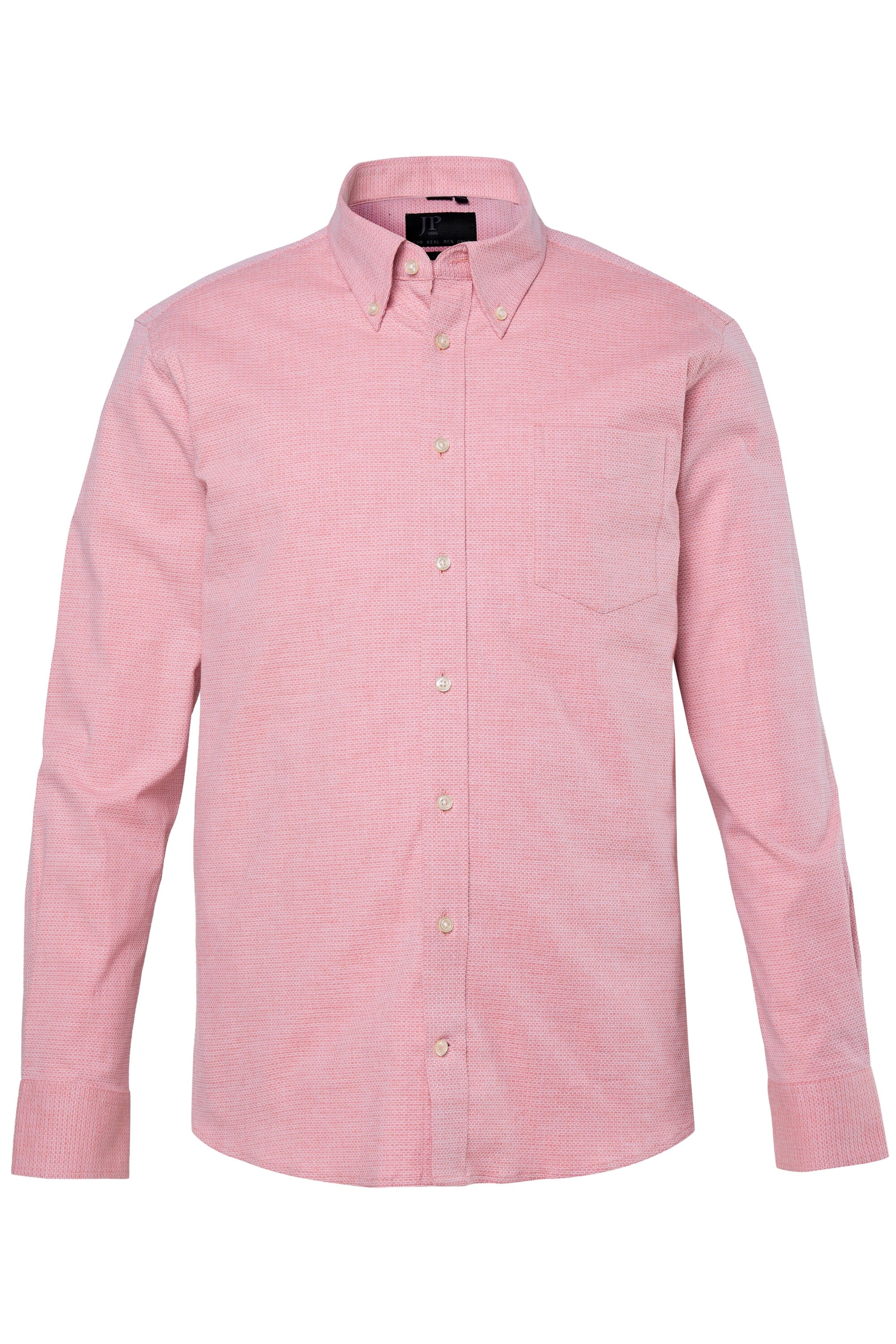 JP1880 Regular fit Overhemd in Roze: voorkant