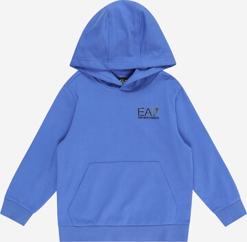 EA7 Emporio Armani - Sweatshirt em azul: frente