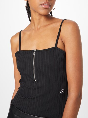 Calvin Klein Jeans Košeľové body - Čierna