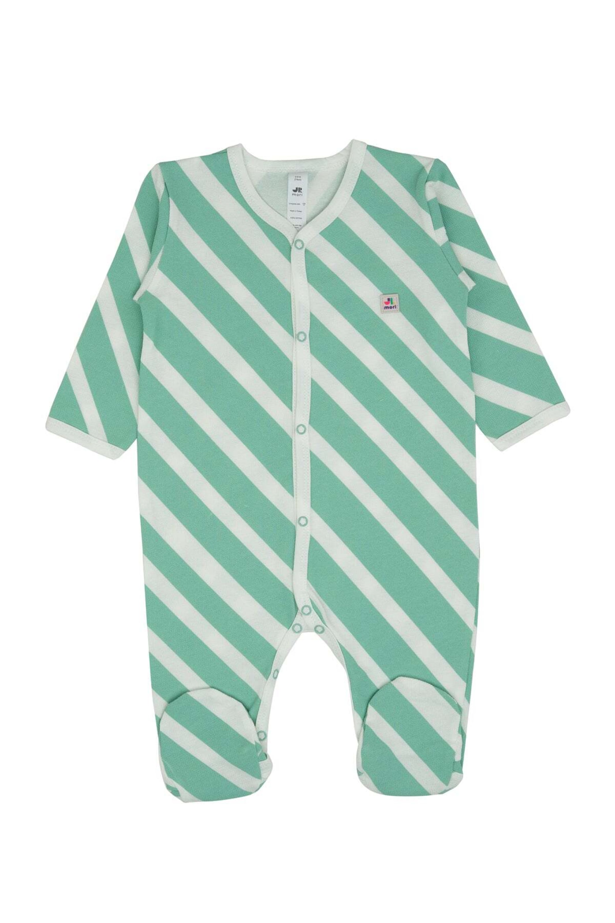 Salopetă de la Jrmori pe verde: față