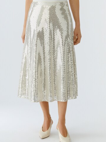 OUI Skirt in Silver: front