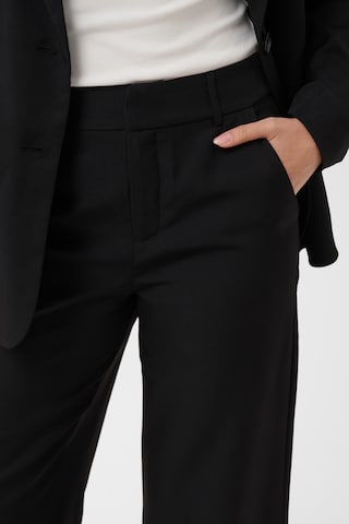 Kaffe - regular Pantalón 'LOUIS' en negro