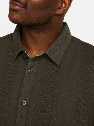 TOM TAILOR Men + Regular Fit hemd in Grün
