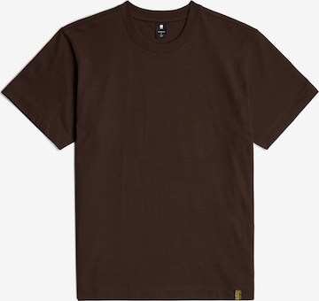 G-STAR Shirt 'Essential' in Brown: front
