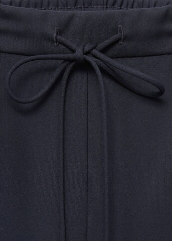 MANGO Wide Leg Hose 'Massim' in Blau