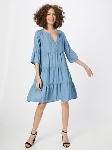 Sublevel Shirt Dress in Blue