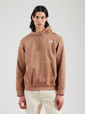 THE NORTH FACE Свитшот 'ESSENTIAL' в Коричневый: спереди