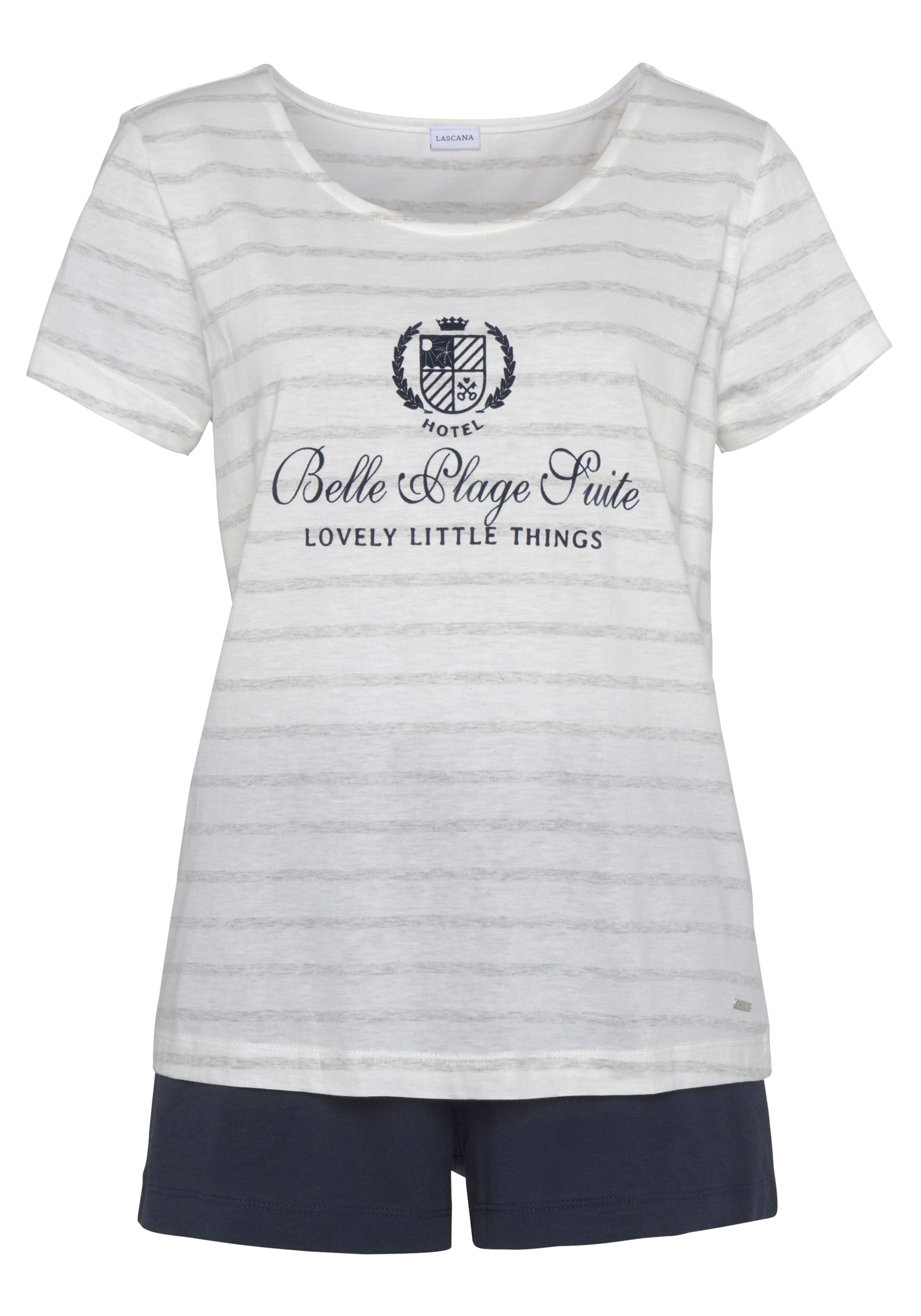 LASCANA Пижама в Смешанный: спереди