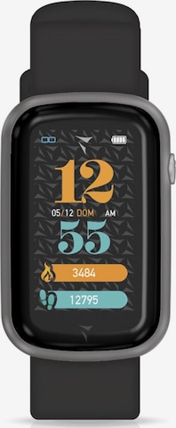 Montre digitale 'STEPS' Techmade en argent : devant