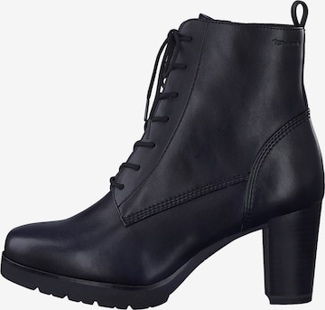 TAMARIS Lace-Up Ankle Boots in Black