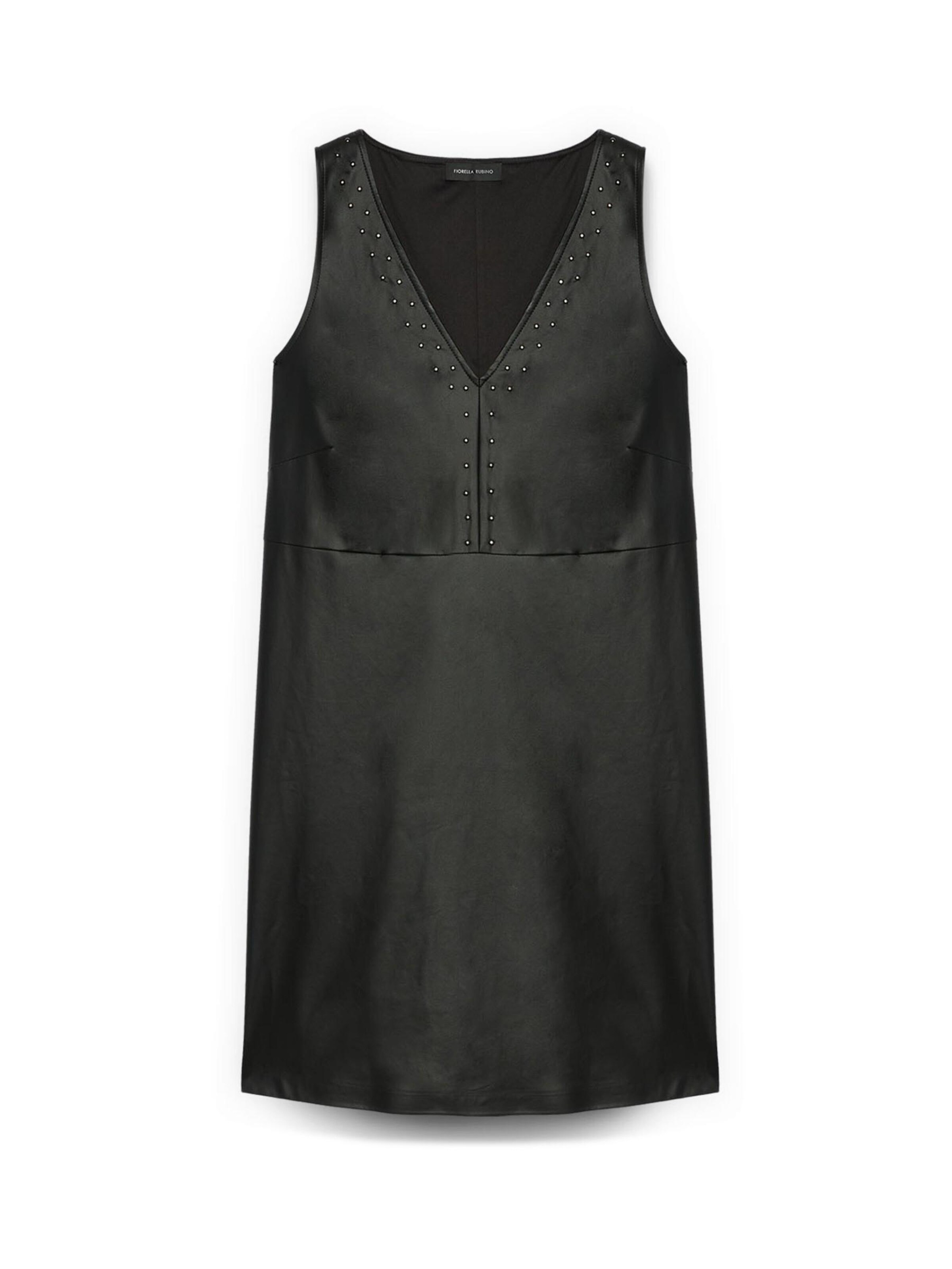 Fiorella Rubino - Vestido en negro: frente