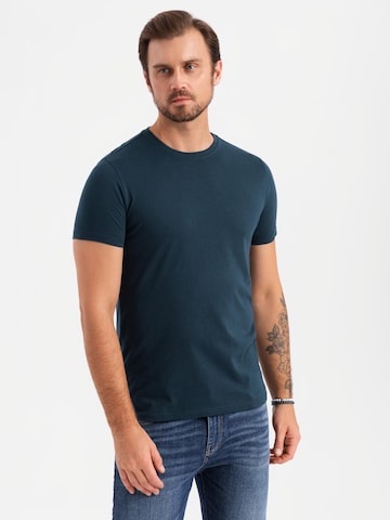 Ombre Shirt in Blue: front