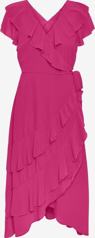 Y.A.S Cocktailjurk 'FLORINA' in Roze: voorkant