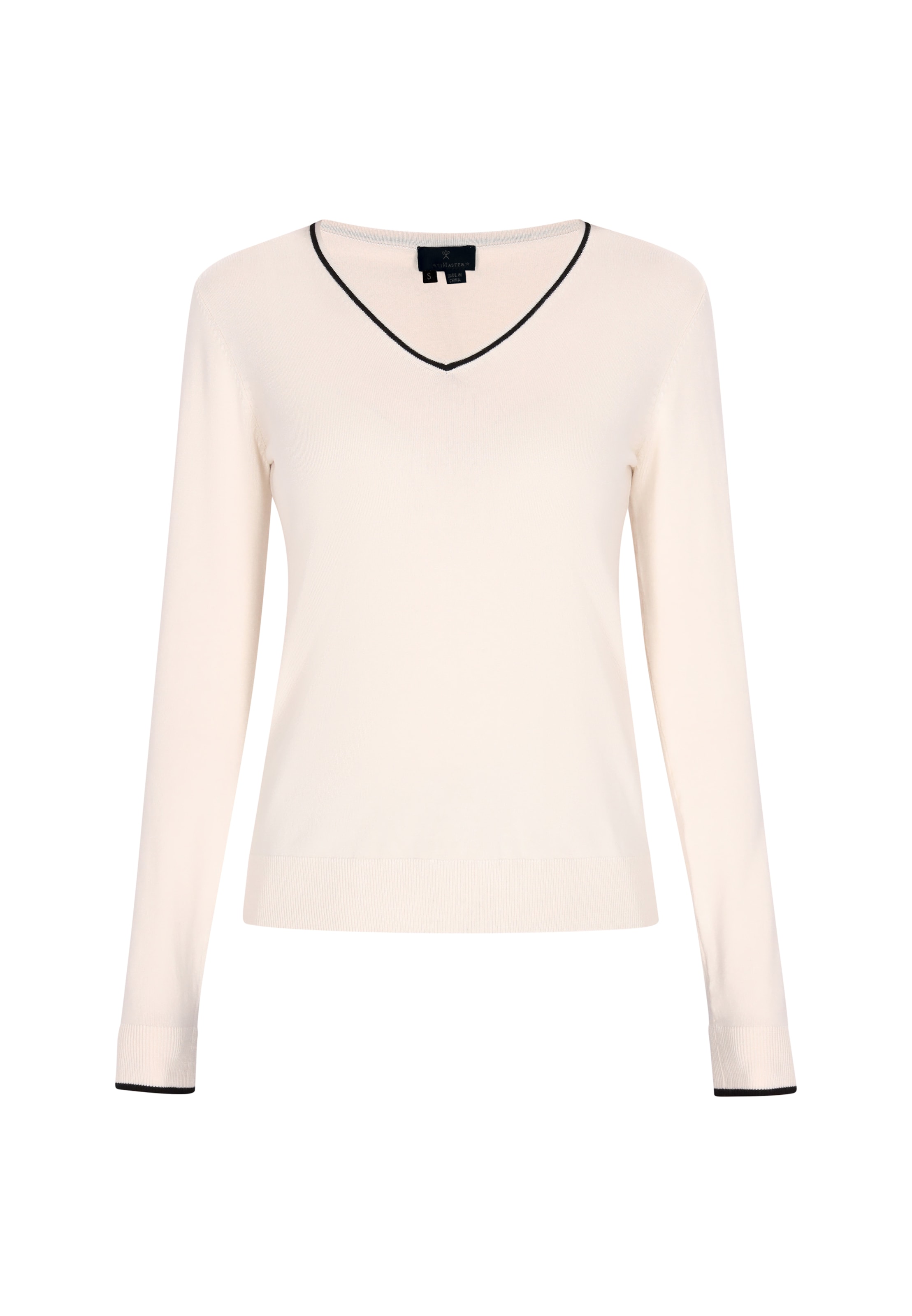 DreiMaster Klassik Пуловер в бежово: отпред