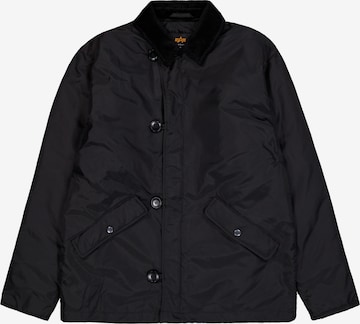 ALPHA INDUSTRIES Välikausitakki värissä musta: etupuoli