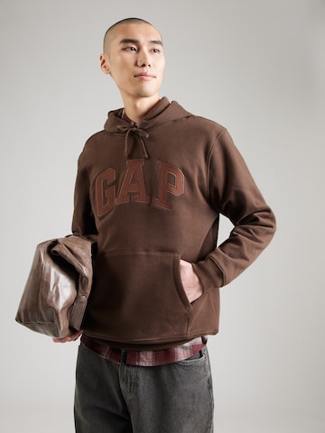 GAP Bluzka sportowa w kolorze brązowy: przód