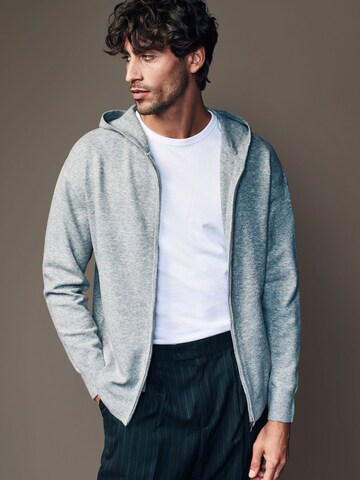 Next - Sudadera con cremallera en gris