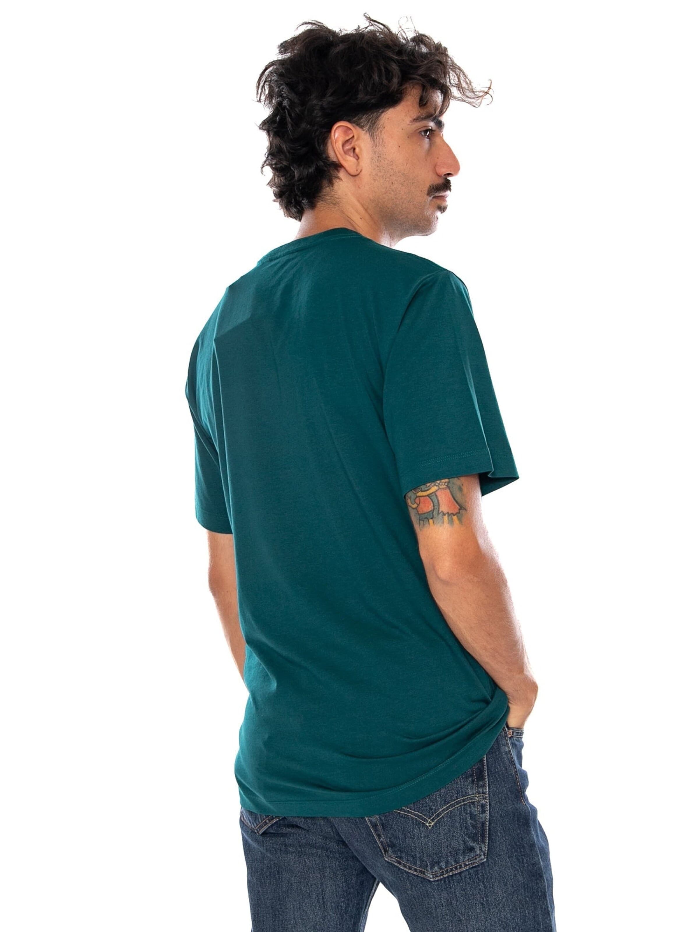 THE NORTH FACE Koszulka 'M EVO SD REG SS TEE PACIFIC TEAL' w kolorze zielony