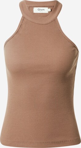 Givn Berlin Top 'Ophelia' in Brown: front