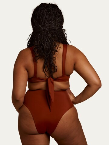 Billie Swim Bikini top 'Biarritz Ring Top' in Brown