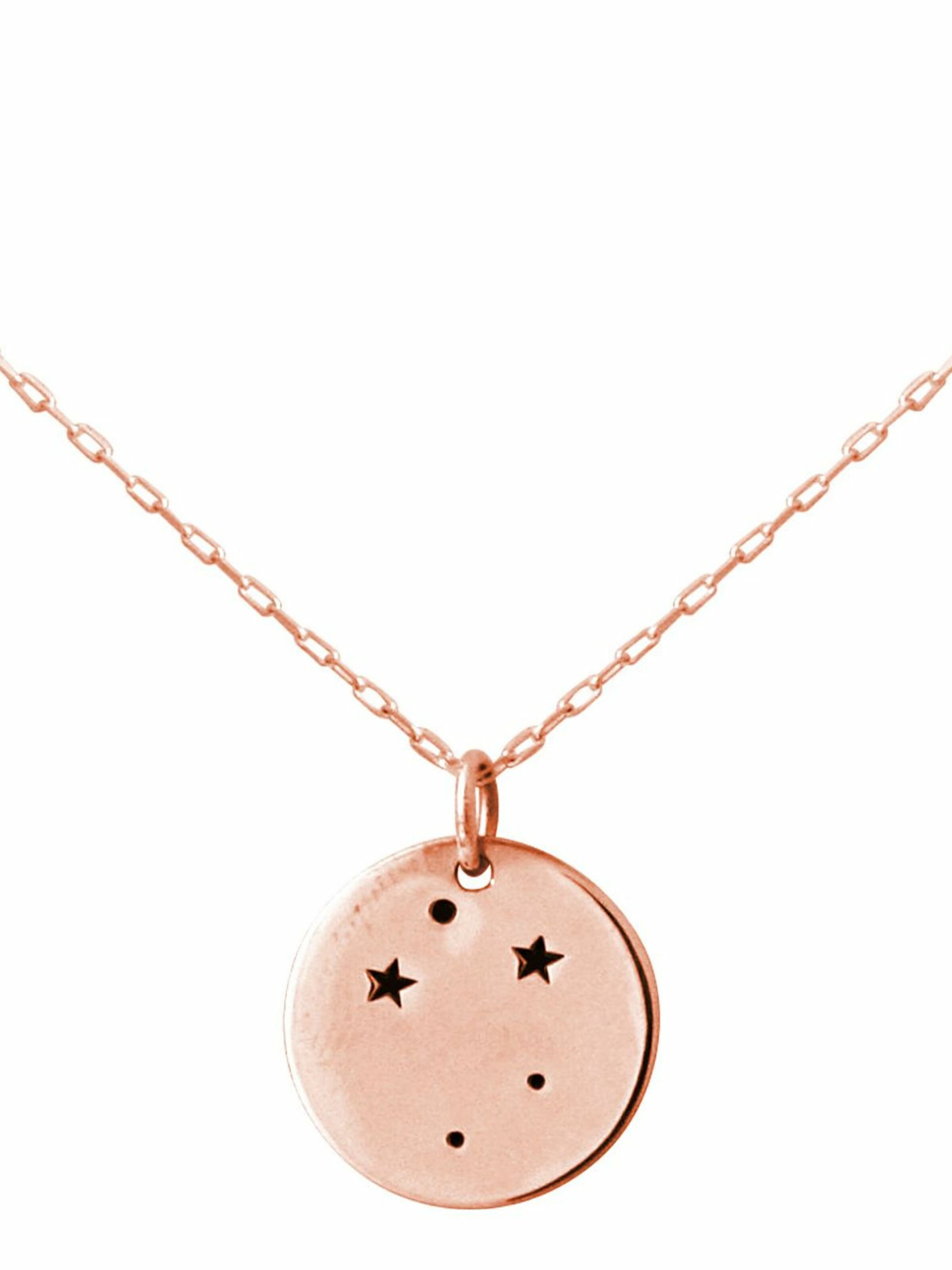Gemshine Necklace 'Horoskop Sternzeichen Libra Waage' in Gold