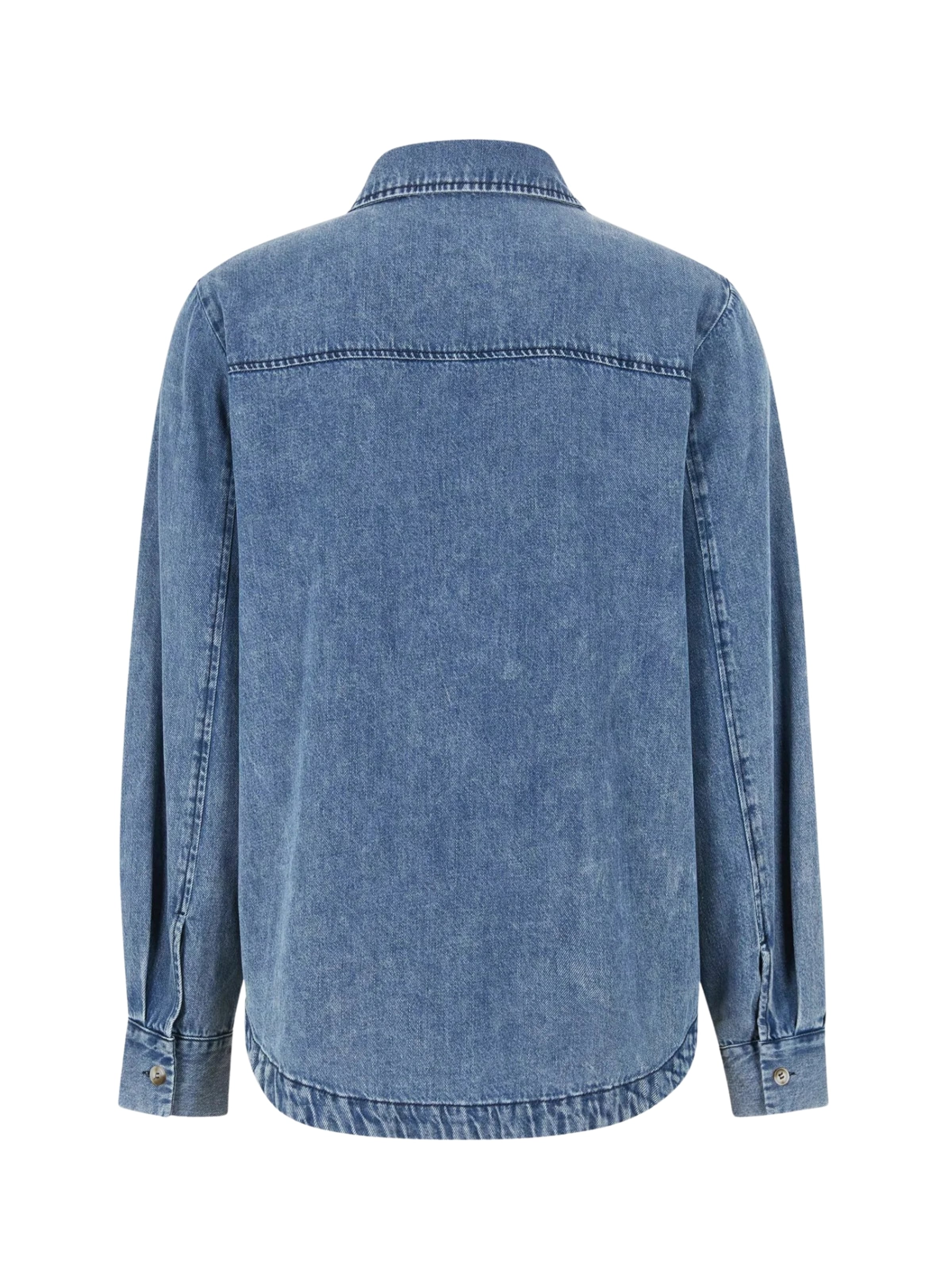 Soft Rebels Shirts ' SRKeira ' i blå: tilbage
