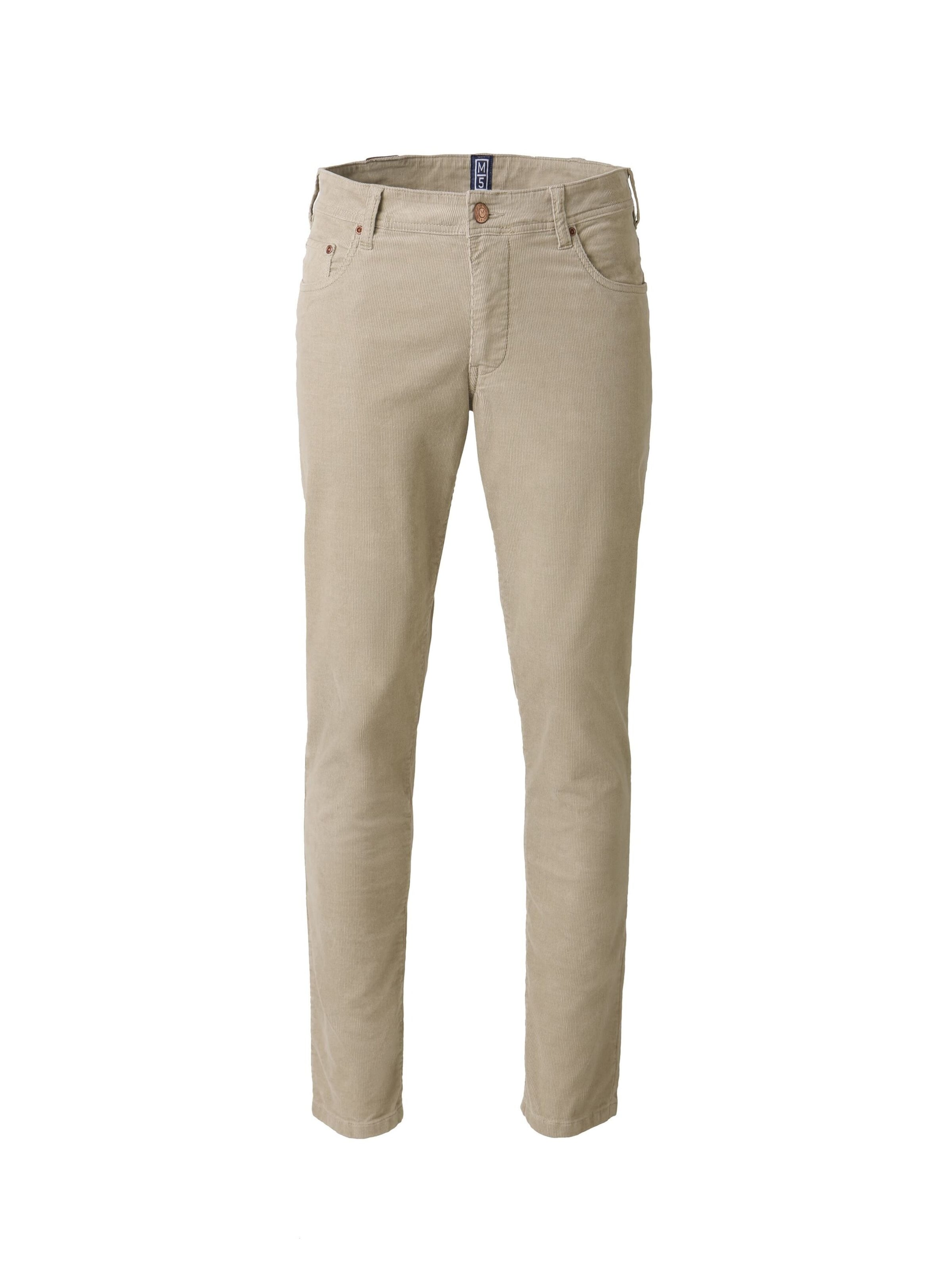 MEYER Regular Chino M5 Five Pocket in Beige: Vorderseite